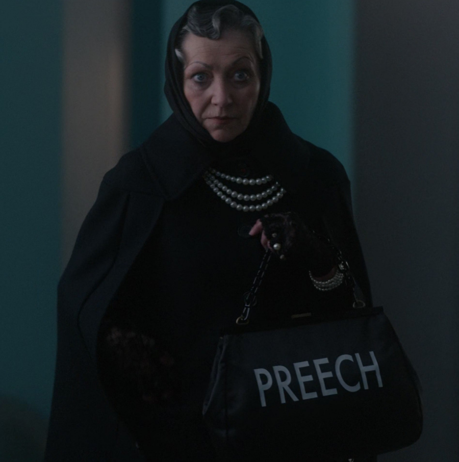 Preech Bag of Julie White as Io Preecher