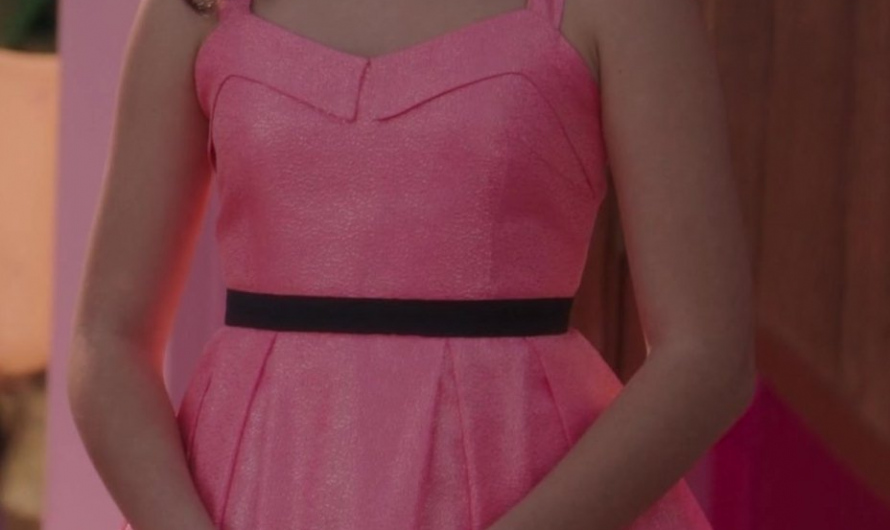 Pink Dress Worn by Ariana Greenblatt as Sasha