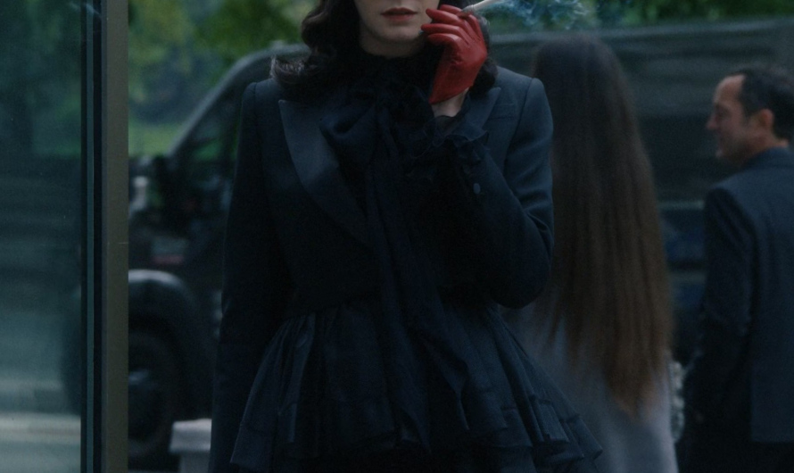 Red Frame Sunglasses of Annabelle Dexter-Jones as Sonia Shawcross – Adeline