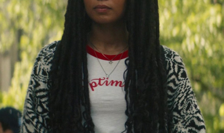 Relaxed Boxy Cardigan of Jaz Sinclair as Marie Moreau Outfit Gen V TV Show