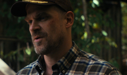 Cap with a Gold Leaf Insignia on the Brim of David Harbour as Jim Hopper Outfit Stranger Things TV Show