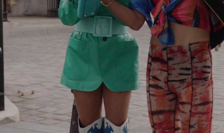 Western Thigh-High Boots of Ashley Park as Mindy Chen Outfit Emily in Paris TV Show