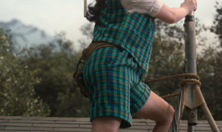 Green Plaid Vest and Shorts Suit Worn by Gabriella Pizzolo as Suzie Bingham Outfit Stranger Things TV Show