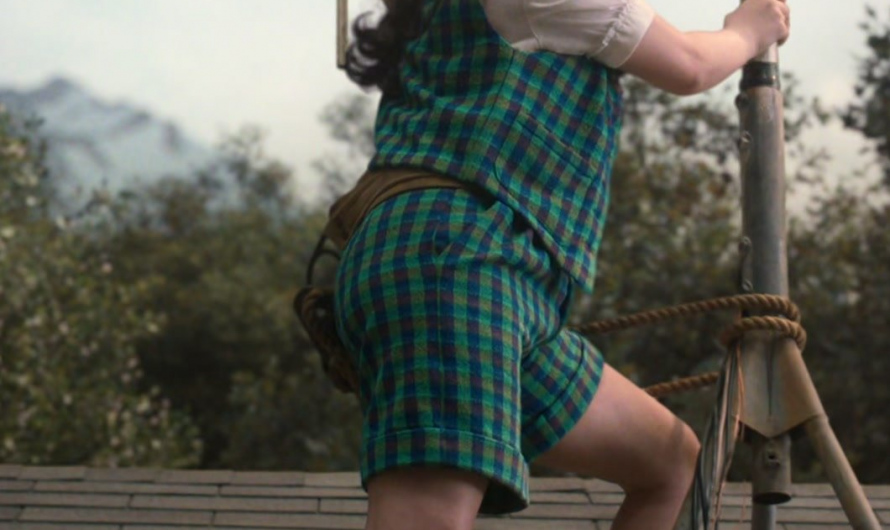 Green Plaid Vest and Shorts Suit Worn by Gabriella Pizzolo as Suzie Bingham