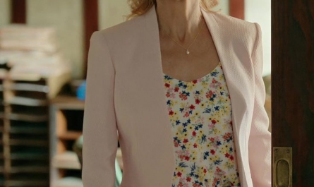 Floral Print Top of Teryl Rothery as Muriel St. Claire Outfit Virgin River TV Show
