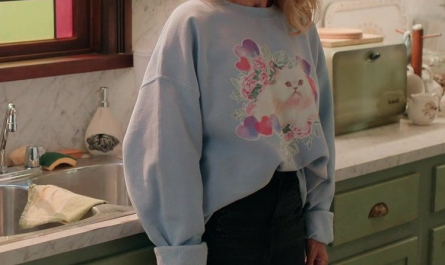 Black Distressed Denim Skirt of Teryl Rothery as Muriel St. Claire Outfit Virgin River TV Show