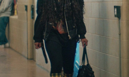 Tartan Plaid Patchwork High Heel Boots of Jaz Sinclair as Marie Moreau Outfit Gen V TV Show