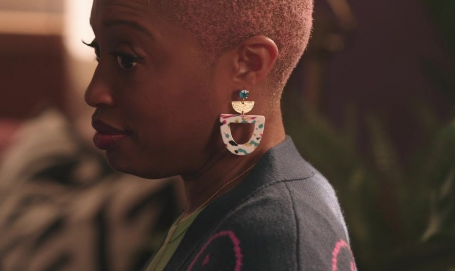 Colorful Confetti Earrings of Travina Springer as Kylie