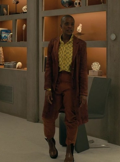 Brown Boots Worn by T’Nia Miller as Victorine LaFourcade
