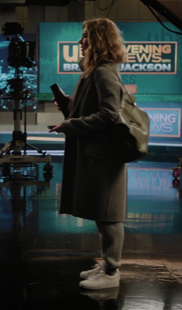 grey coat - Jennifer Aniston (Alexandra "Alex" Levy) - The Morning Show TV Show