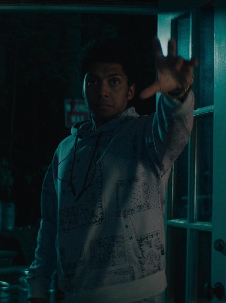 Ethnic Pattern Hoodie Worn by Chance Perdomo as Andre Anderson