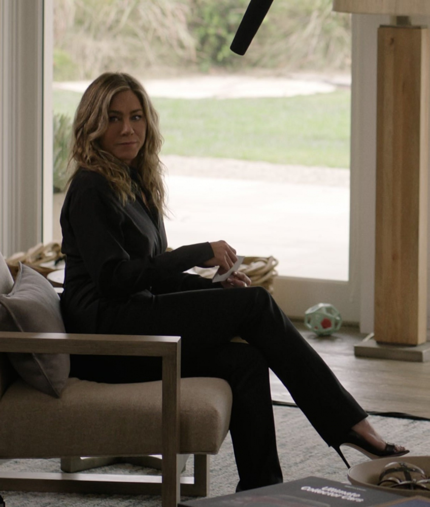 black high heel sandals - Jennifer Aniston (Alexandra "Alex" Levy) - The Morning Show TV Show