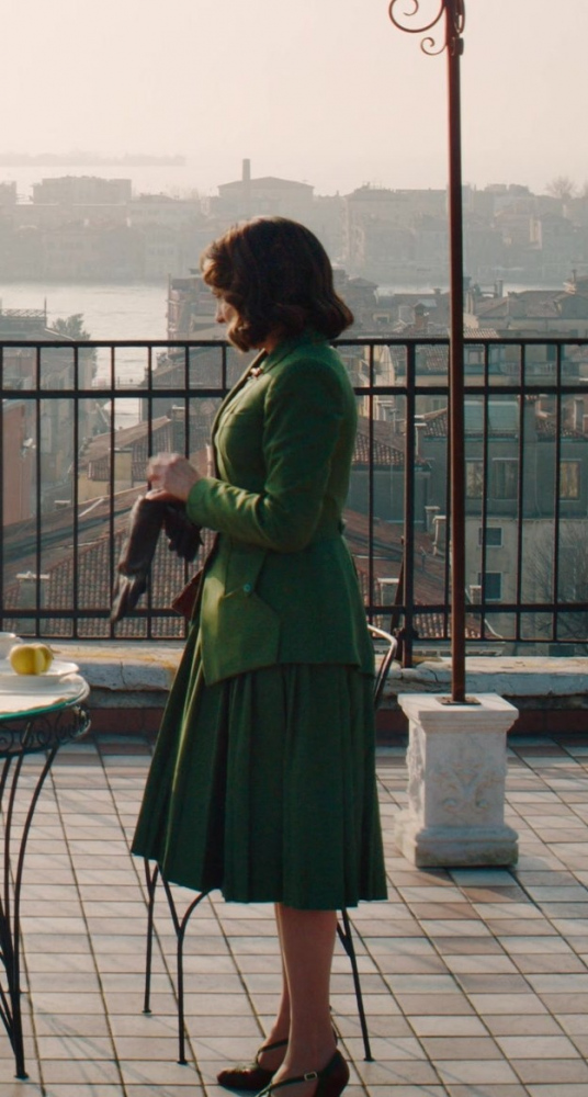 Green Pleated Skirt Worn by Tina Fey as Ariadne Oliver