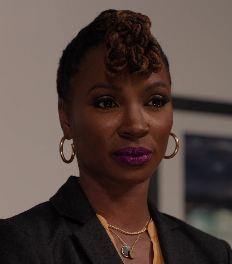 Gold Hoop Earrings of Shanola Hampton as Gabi Mosely in Found TV Show