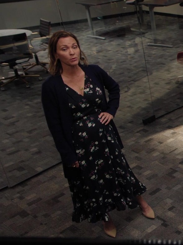 Floral Maxi Dress Worn by Kelli Williams as Margaret Reed