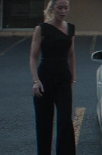 Black Jumpsuit of Emily Blunt as Liza Drake