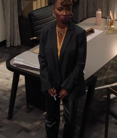 Black Leather Pants of Shanola Hampton as Gabi Mosely