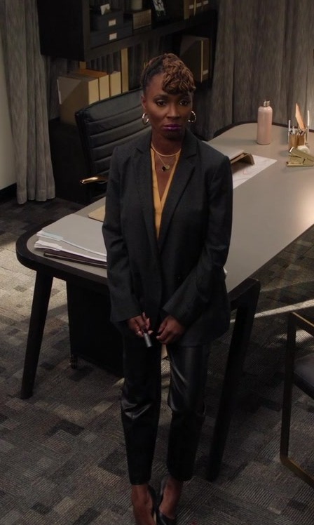 black leather pants - Shanola Hampton (Gabi Mosely) - Found TV Show