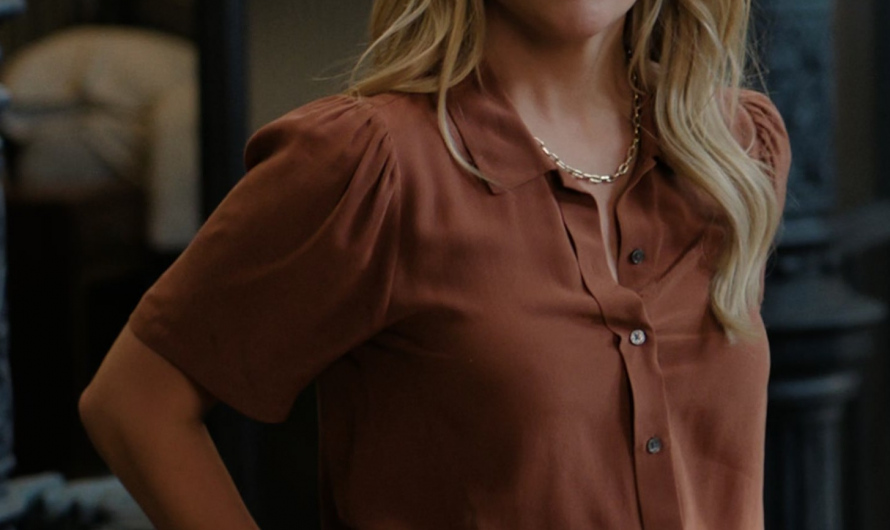 Short Sleeve Regular Fit Blouse Shirt of Reese Witherspoon as Bradley Jackson