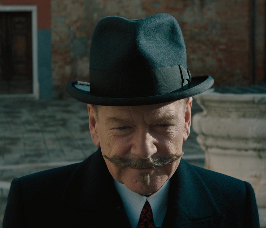 homburg hat - Kenneth Branagh (Hercule Poirot) - A Haunting in Venice (2023) Movie