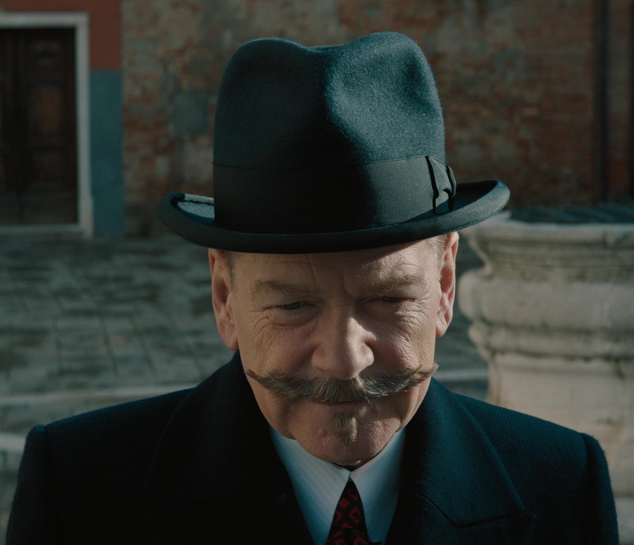 Worn on A Haunting in Venice (2023) Movie - Homburg Hat Worn by Kenneth Branagh as Hercule Poirot