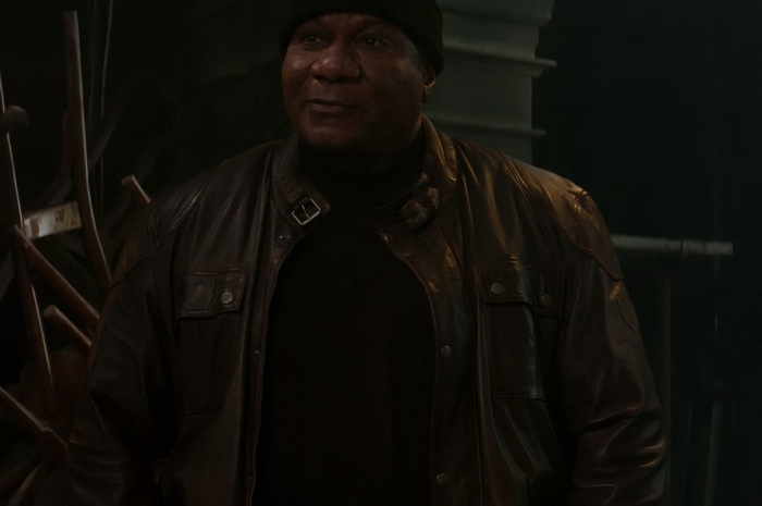 Brown Leather Jacket Worn by Ving Rhames as Luther Stickell Outfit Mission: Impossible - Dead Reckoning Part One (2023) Movie