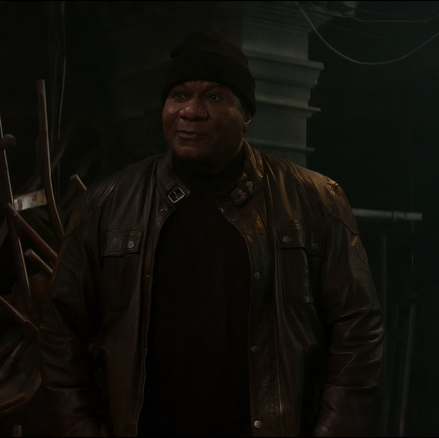 Brown Leather Jacket Worn by Ving Rhames as Luther Stickell