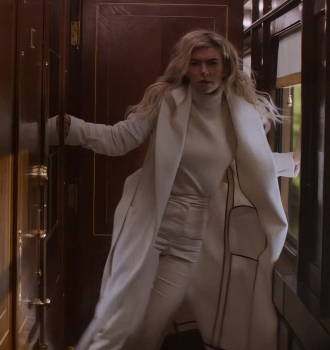 White Turtleneck Sweater of Vanessa Kirby as Alanna Mitsopolis Outfit Mission: Impossible - Dead Reckoning Part One (2023) Movie