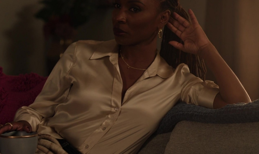 Classic Satin Blouse of Shanola Hampton as Gabi Mosely
