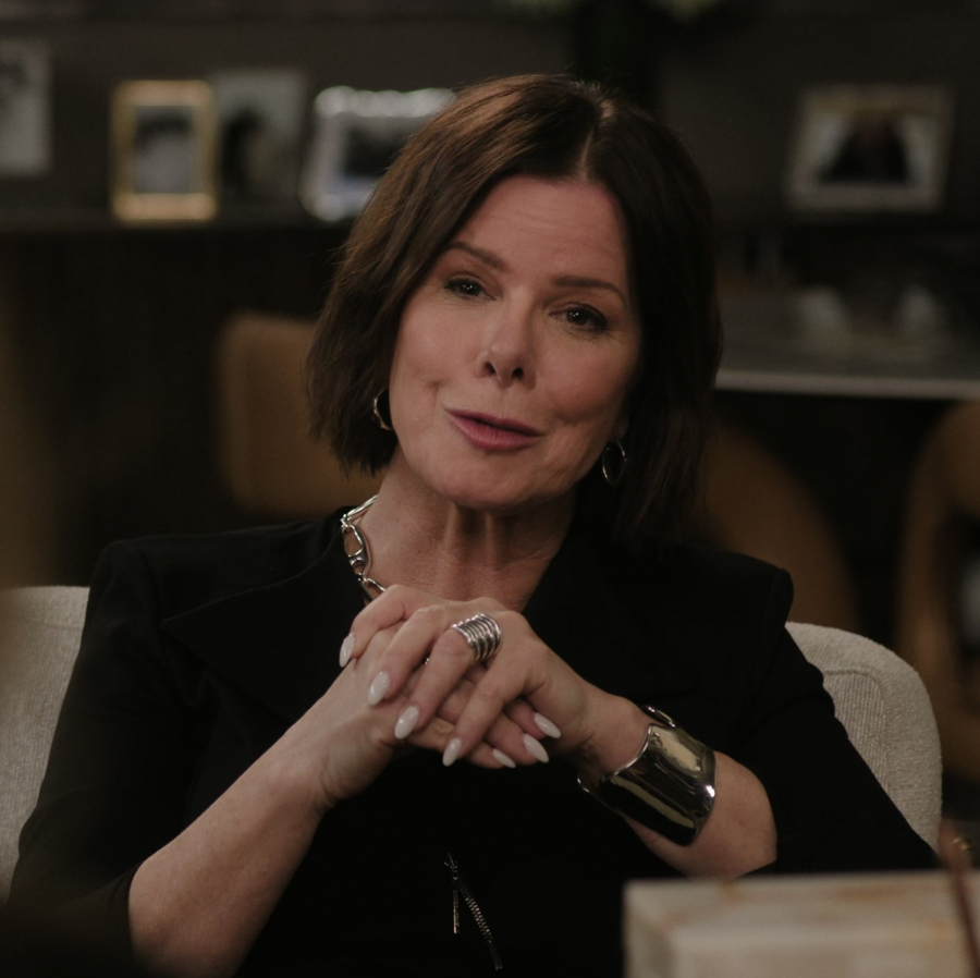 silver wide cuff bracelet - Marcia Gay Harden (Maggie Brener) - The Morning Show TV Show