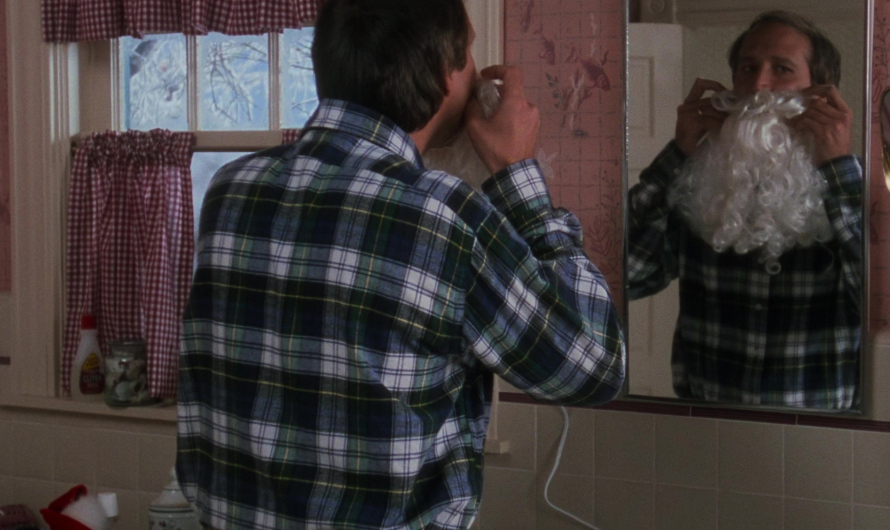 Fleece-Lined Plaid Flannel Shirt of Chevy Chase as Clark W. “Sparky” Griswold Jr.