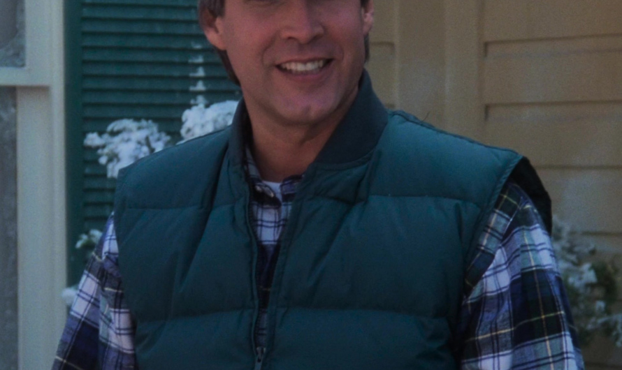 Green Puffer Vest Worn by Chevy Chase as Clark W. “Sparky” Griswold Jr.