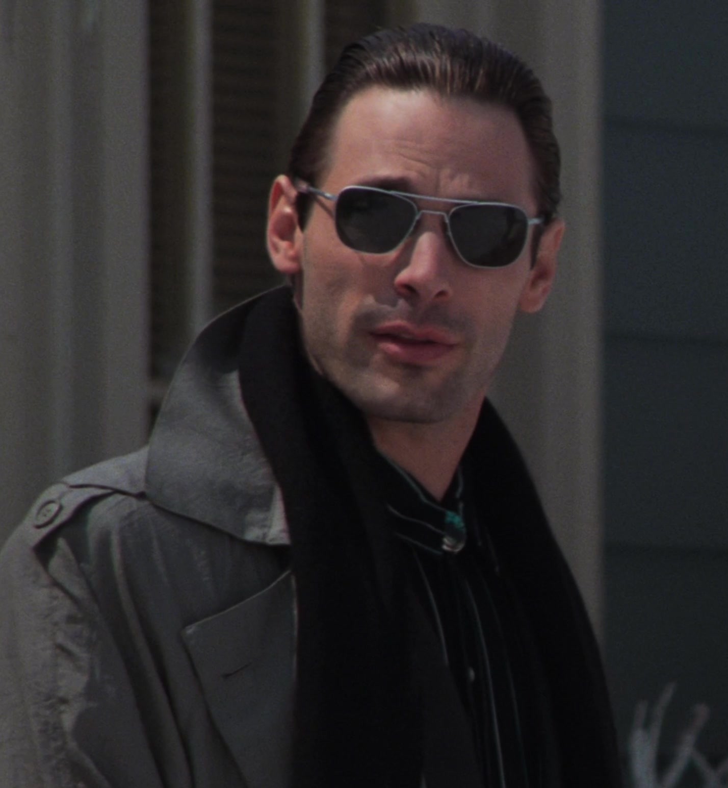 Worn on National Lampoon's Christmas Vacation (1989) Movie - Aviator Sunglasses Worn by Nicholas Guest as Todd Chester