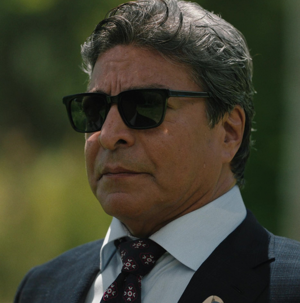 Black Rectangular Frame Sunglasses Worn By Gil Birmingham As Chief ...