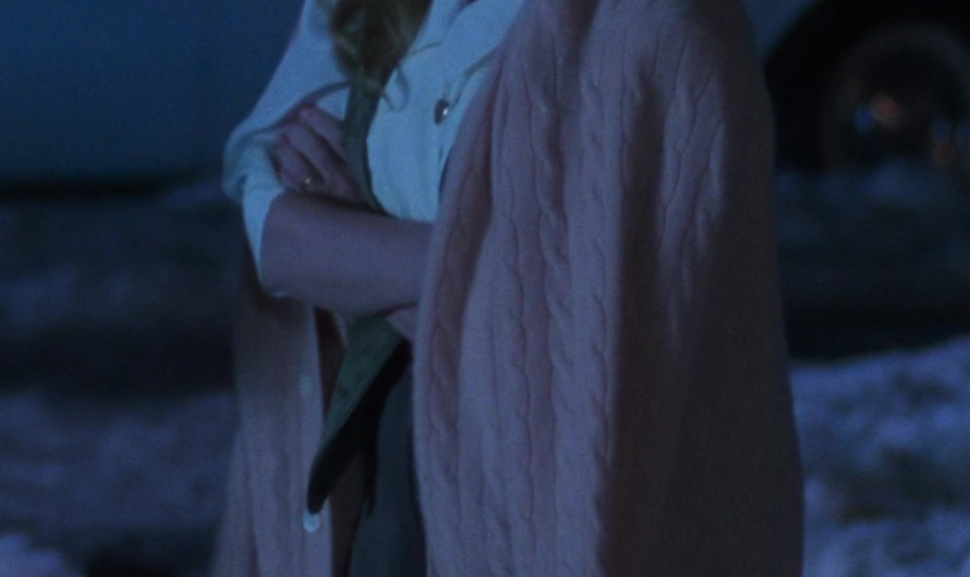 Pink Knit Cardigan of Beverly D’Angelo as Ellen Griswold