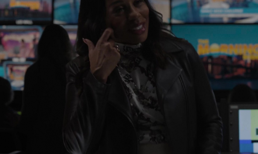 Black Leather Jacket Worn by Karen Pittman as Mia Jordan