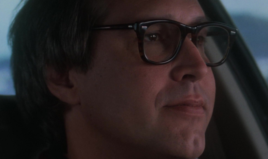 Round Clear Lens Eyeglasses of Chevy Chase as Clark W. “Sparky” Griswold Jr.