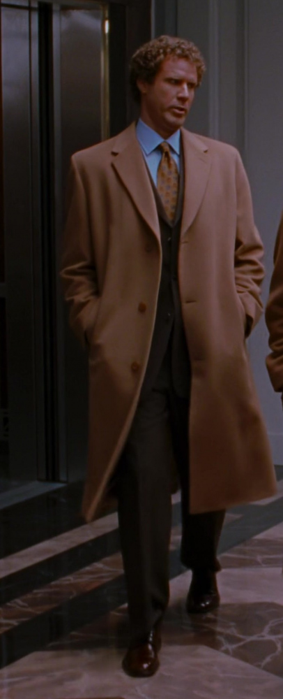 Classic Camel Overcoat Worn by Will Ferrell as Buddy Hobbs from Elf (2003) Movie