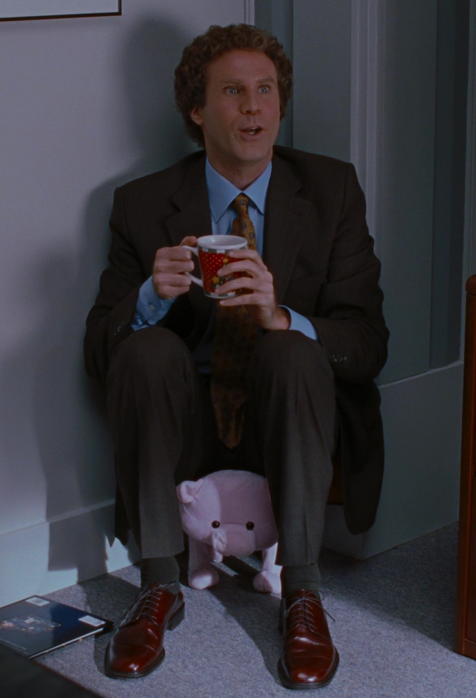 polished brown leather oxford shoes - Will Ferrell (Buddy Hobbs) - Elf (2003) Movie