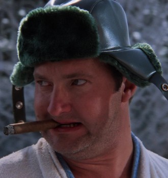 Worn on National Lampoon's Christmas Vacation (1989) Movie - Winter Ear Flap Hat Worn by Randy Quaid as Eddie Johnson