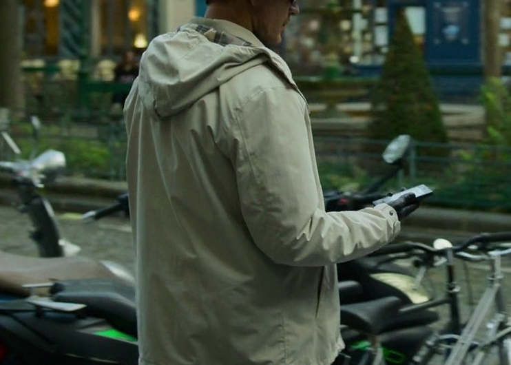 Casual Lightweight Water-Resistant Hooded Jacket of Michael Fassbender
