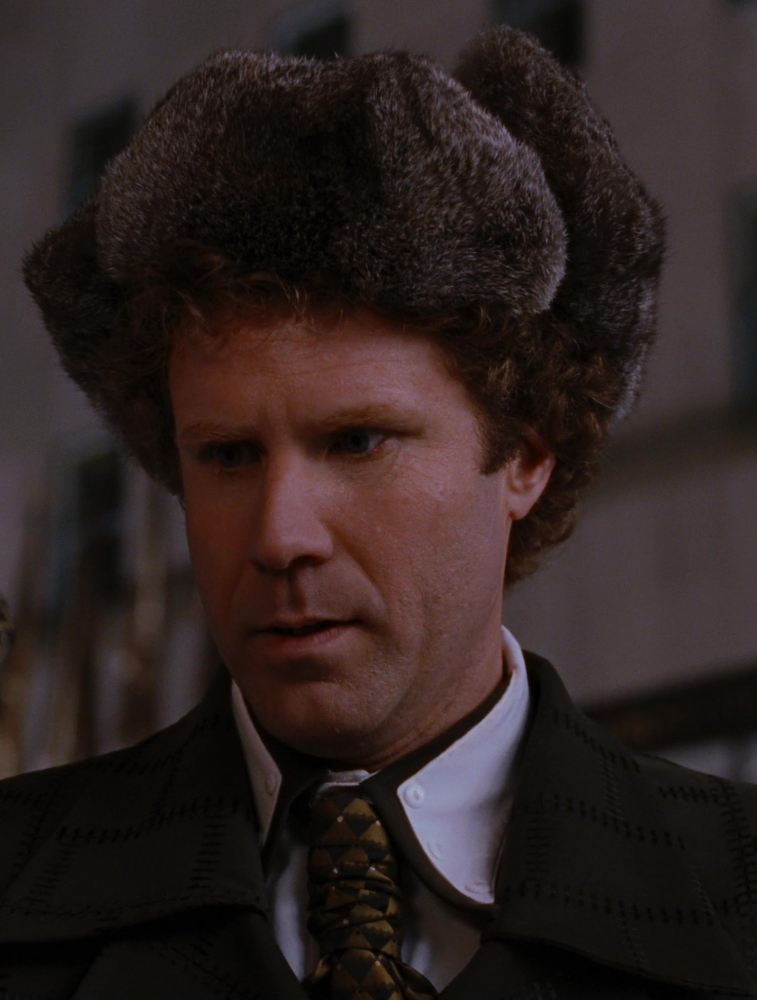 Fur Hat of Will Ferrell as Buddy Hobbs from Elf (2003) Movie