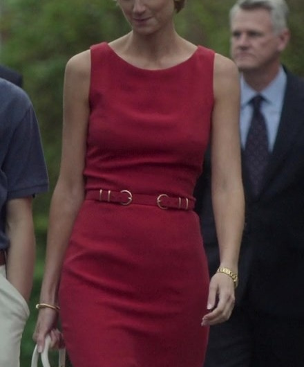 Red Dress Worn by Elizabeth Debicki as Princess Diana
