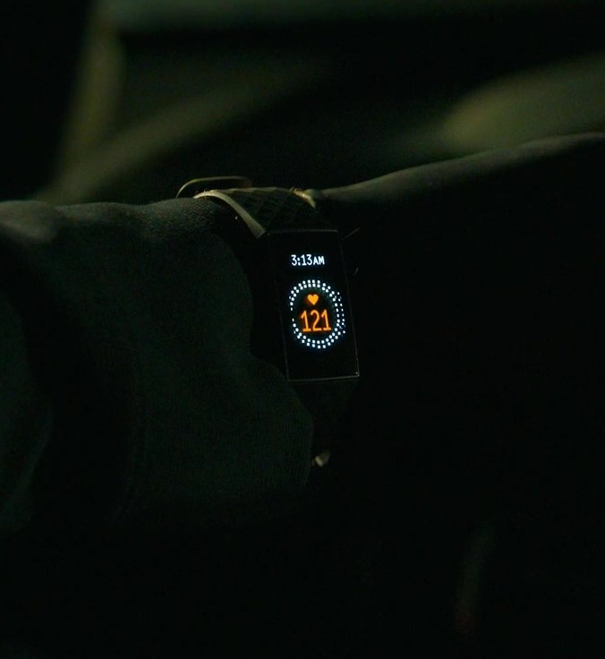 Fitness Tracker of Michael Fassbender from The Killer (2023) Movie