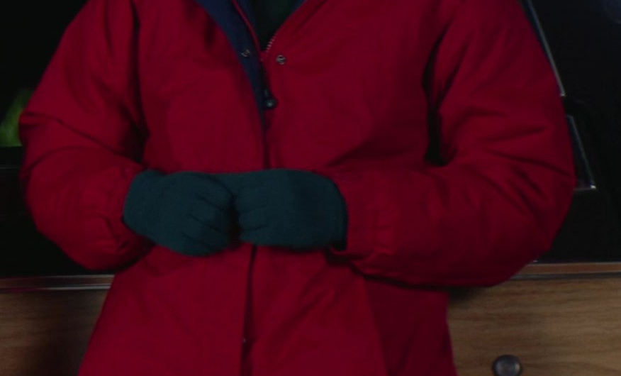 Red Parka Jacket of Leighton Meester as Ali Moyer