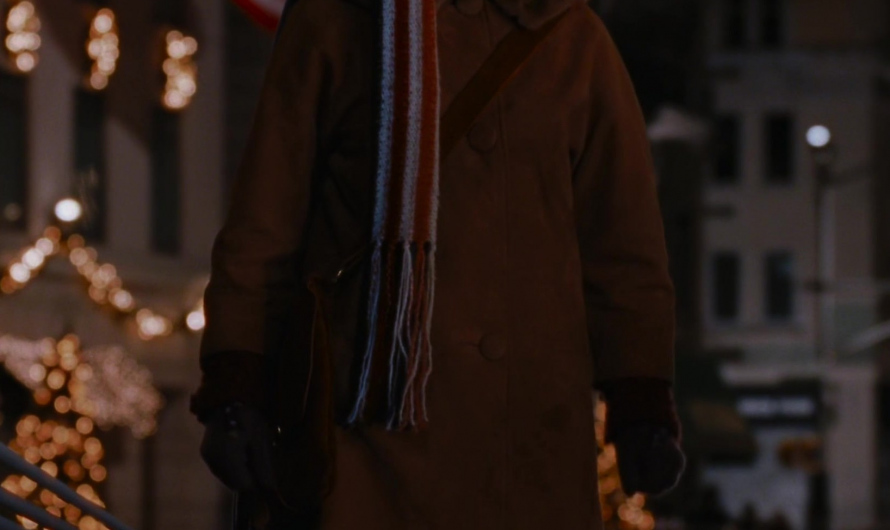 Suede Shearling Coat Worn by Zooey Deschanel as Jovie