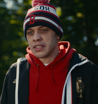 Worn on Dumb Money (2023) Movie - Red Sox Beanie Hat of Pete Davidson as Kevin Gill