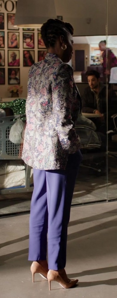 Purple Trousers of Shanola Hampton as Gabi Mosely from Found TV Show