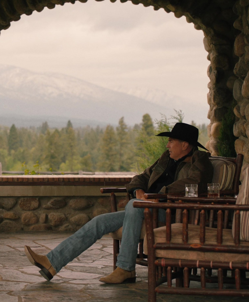Western Ankle Boots of Kevin Costner as John Dutton III