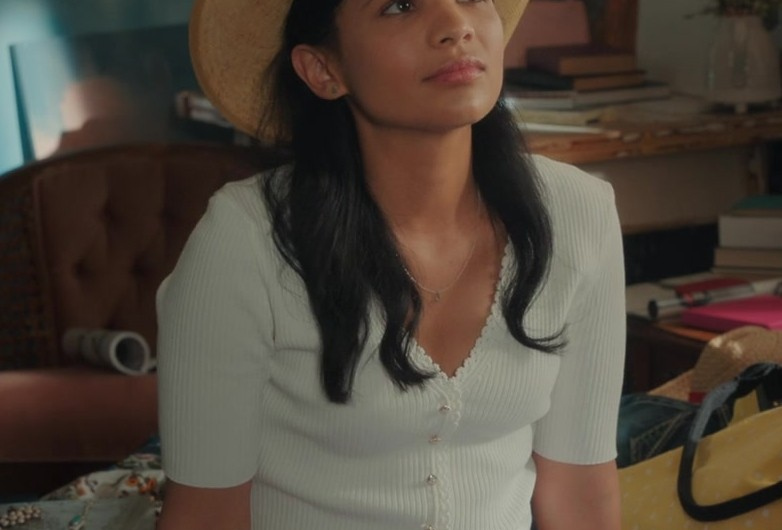 Natural Straw Cowboy Hat Worn by Nikki Rodriguez as Jackie Howard